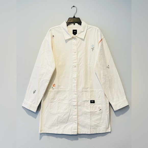 Vans Dresses & Skirts - Women’s Vans 💯 % Cotton Micro Ditsy Floral Dress Marshmallow , Size M/L